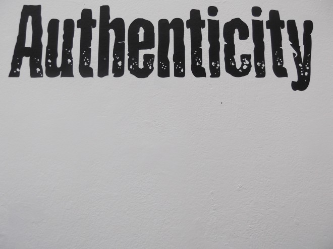 Authenticity. Image Credit: themostinept on Flickr.